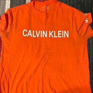 Orange Calvin Klein Tee